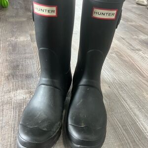 Hunter Black Rain Boots